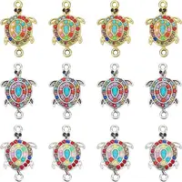 30Pcs 3 Colors Alloy Connector Charms