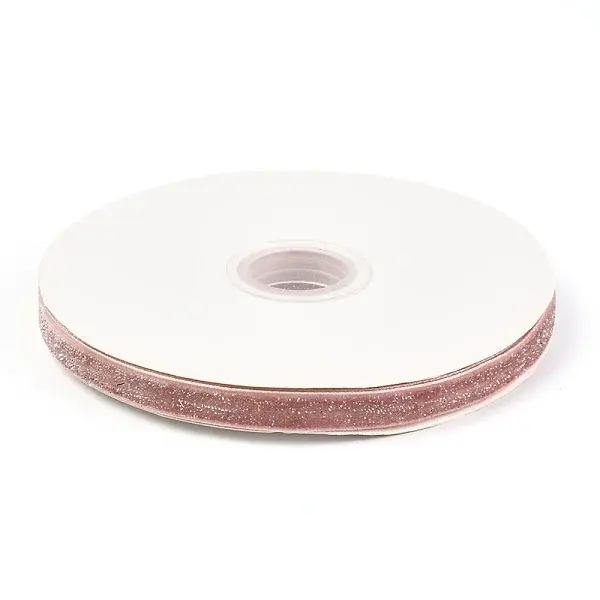 Single Face Sparkle Velve Ribbon