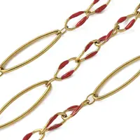 304 Stainless Steel Enamel Link Chains