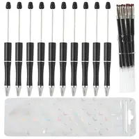 10Pcs ABS Plastic & Iron Ball-Point Pen