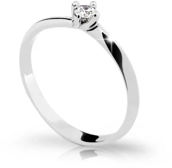 Cutie Diamonds Zásnubný prsteň z bieleho zlata s briliantom DZ6811-1907-00-X-2 59 mm