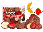MIXIT Křupavé banánky a jahody v čokoládě 150 g