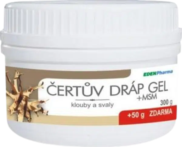 EDENPHARMA Čertův dráp + MSM gel 300+50g zdarma 350 g