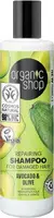 ORGANIC SHOP Regenerační šampon pro poškozené vlasy Avokádo a olivy 280 ml