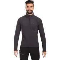 KILPI ALMERI Pánska flísová mikina, čierna, veľkosť XXXL