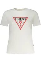 GUESS JEANS SHORT SLEEVE T-SHIRT WOMEN WHITE