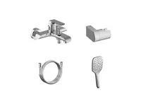 Ravak - Vanová baterie s příslušenstvím, chrom X07S113