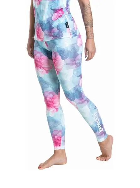 Meatfly dámské termo kalhoty Taro Pink Flowers | Růžová | Velikost S