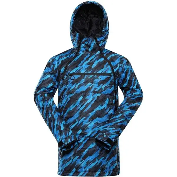 ALPINE PRO GHAD Pánska zimná bunda, modrá, veľkosť