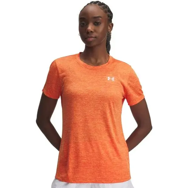 Under Armour TECH TWIST Dámske tričko, oranžová, veľkosť S