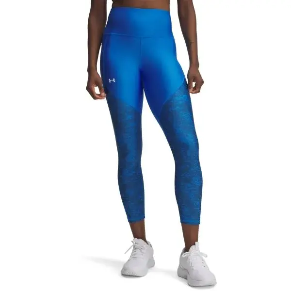Under Armour TECH PRINT PANEL ANKLE Dámske legíny, modrá, veľkosť