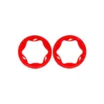 Traxxas beadlock kroužek 3.9" zadní červený (2)