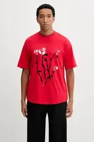 Bavlněné tričko Napapijri x Martine Rose