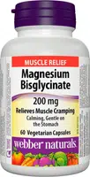 WEBBER NATURALS Hořčík bisglycinát 200 mg 60 kapslí