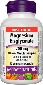 WEBBER NATURALS Hořčík bisglycinát 200 mg 60 kapslí