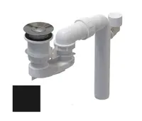 Villeroy & Boch - Vaňová odtoková a prepadová súprava, ViFlow, Pure Black U909530R7