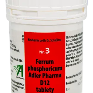 ADLER PHARMA Nr.3 Ferrum phosphoricum D12 1000 tablet