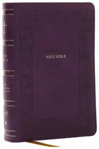 NKJV Compact Paragraph-Style Bible w/ 43,000 Cross References, Purple Leathersoft, Red Letter, Comfort Print: Holy Bible, New King James Version - Tho