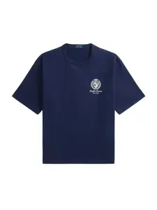 Polo Ralph Lauren Tričko  námornícka modrá / biela