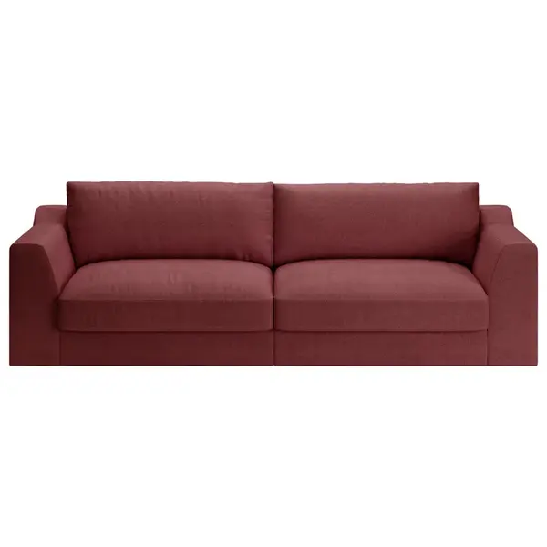 Sit & More POHOVKA BIG SOFA, textil, červená