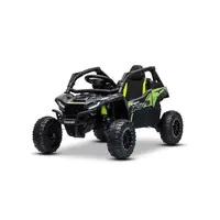 Elektrické autíčko Kawasaki TERYX KRX 1000 12V, černé, jednomístné, odpružená zadní náprava