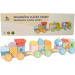 BABU - Dřevěný vláček DUHA