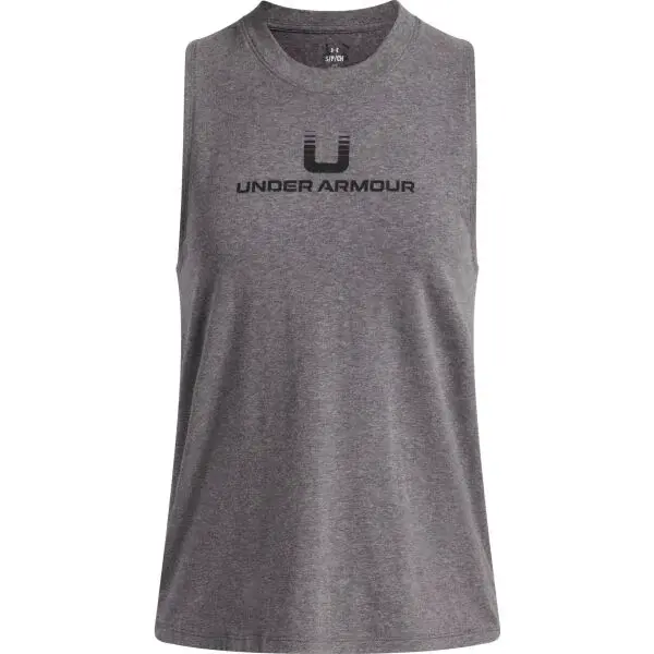 Under Armour VARSITY U TANK Dámské tílko, šedá, velikost M