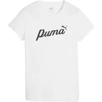 Puma ESSENTIALS + BLOSSOM SCRIP TEE Dámské triko, bílá, velikost