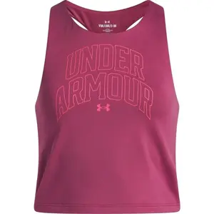 Under Armour MOTION BRANDED TANK Dívčí tílko, červená, velikost L