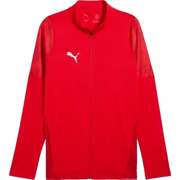 Puma TEAMCUP TRAINING JACKET Pánská fotbalová bunda, červená, velikost XXXL
