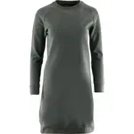 ALPINE PRO OLEGA Dámské šaty s kulatým výstřihem, šedá, velikost