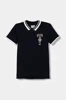 Bavlněné polo tričko Guess