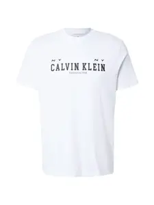 Calvin Klein Jeans Tričko  čierna / biela