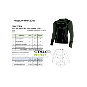 Tričko termoaktivní, bezešvé WOLWERIN, S/M, STALCO PERFECT
