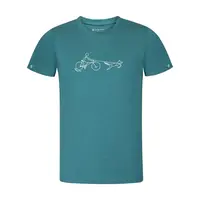 Pánské triko z nemačkavého materiálu alpine pro noger zelená xl