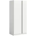 MID.YOU ŠATNÍ SKŘÍŇ S OTOČNÝMI DVEŘMI, bílá, 80/183/53 cm