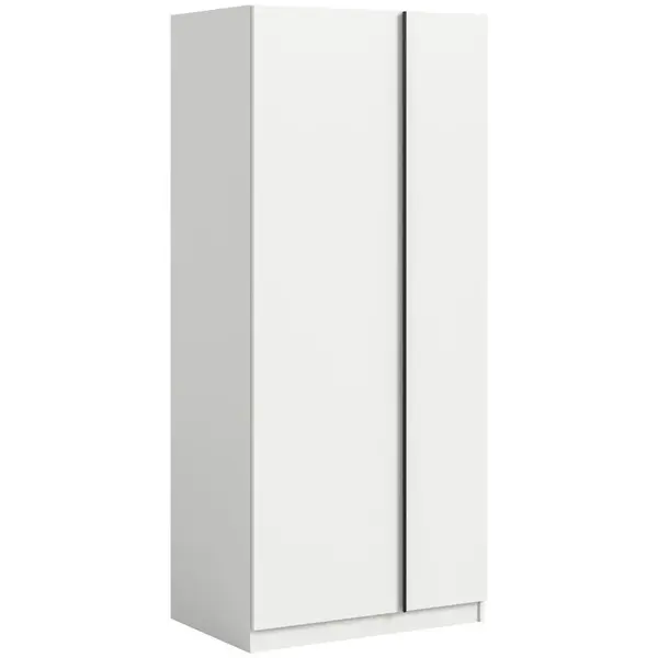 MID.YOU ŠATNÍ SKŘÍŇ S OTOČNÝMI DVEŘMI, bílá, 80/183/53 cm