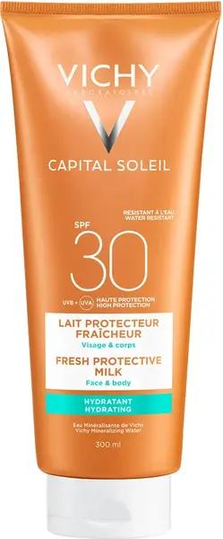 VICHY Capital Soleil SPF 30 Ochranné mléko na obličej a tělo 300 ml