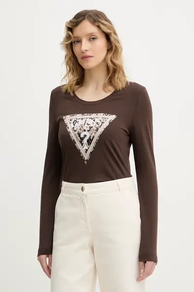 Tričko s dlouhým rukávem Guess LEO