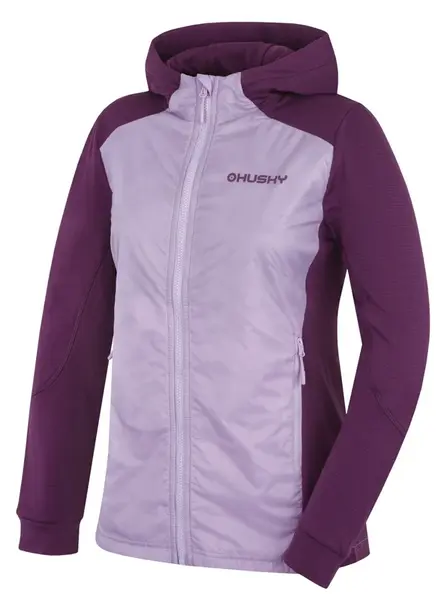 Husky Any L XXL, purple Dámská mikina na zip