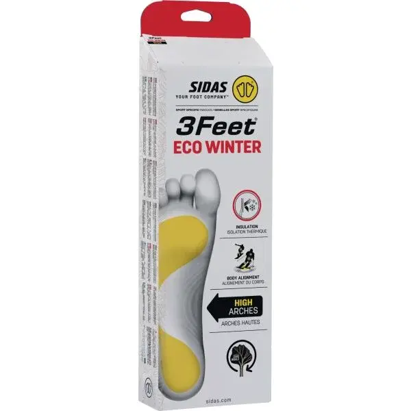 Sidas 3FEET ECO WINTER HIGH Zimné vložky do topánok, červená, veľkosť