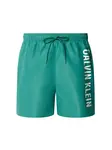 Calvin Klein Swimwear Plavecké šortky 'Intense Power'  zelená / biela