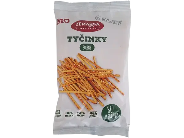 ZEMANKA Bio bezlepkové tyčinky solené