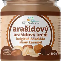DR.NATURAL arašídový krém s belgickou čokoládou a slaným karamelem 500 g