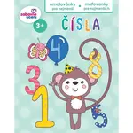 ZÁBAVNÉ UCENÍ ČÍSLA Dětská omalovánka, mix, velikost