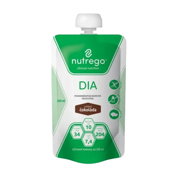 NUTREGO DIA čokoláda por.sol. 12 x 200 ml