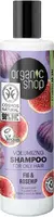 ORGANIC SHOP Objemový šampon na mastné vlasy Fíky a šípek 280 ml