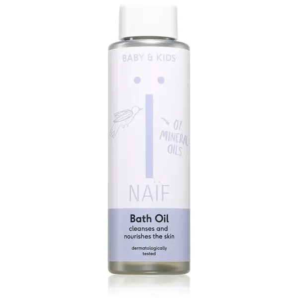Naif Baby & Kids Bath Oil mléčný koupelový olej pro miminka a děti 100 ml