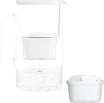 Wessper Skleněná konvice AquaMax D2 3,3 l, bílá + 1 filtr