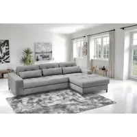 Livetastic ROHOVÁ SEDAČKA, textil, šedá